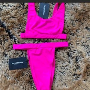 Pretty Little Thing Bikini- Hot Pink